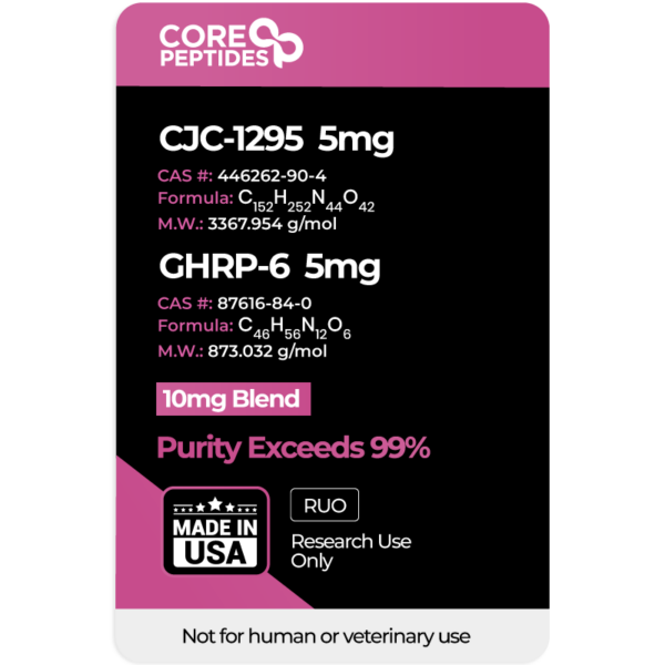 CJC-1295 & GHRP-6 Blend - 10mg