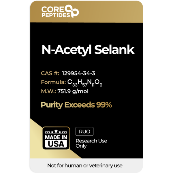 N-Acetyl Selank - 10mg